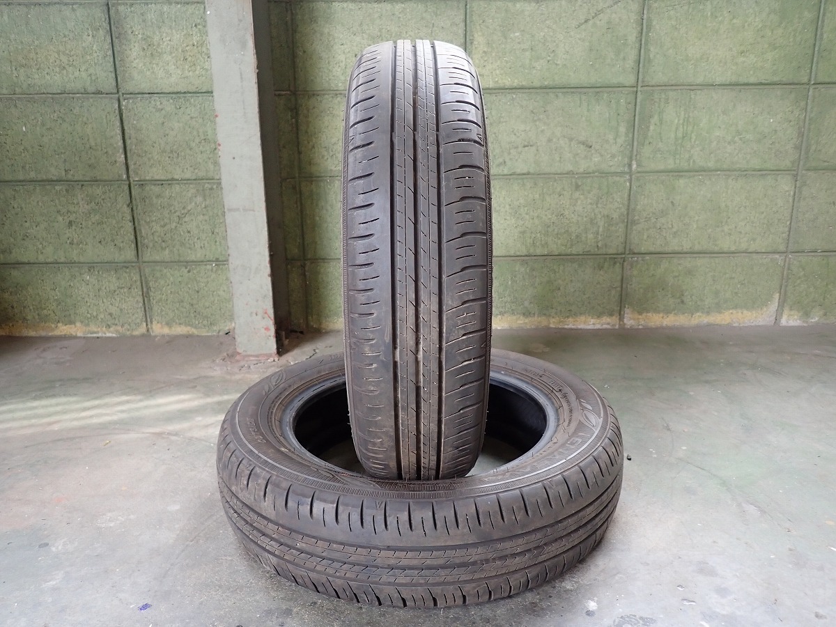 Cd7423 送料無料155 65r14 2本のみ ダンロップ エナセーブ Ec300 18年製 中古夏タイヤ 軽自動車の スペア ストック などへ の落札情報詳細 ヤフオク落札価格情報 オークフリー スマートフォン版