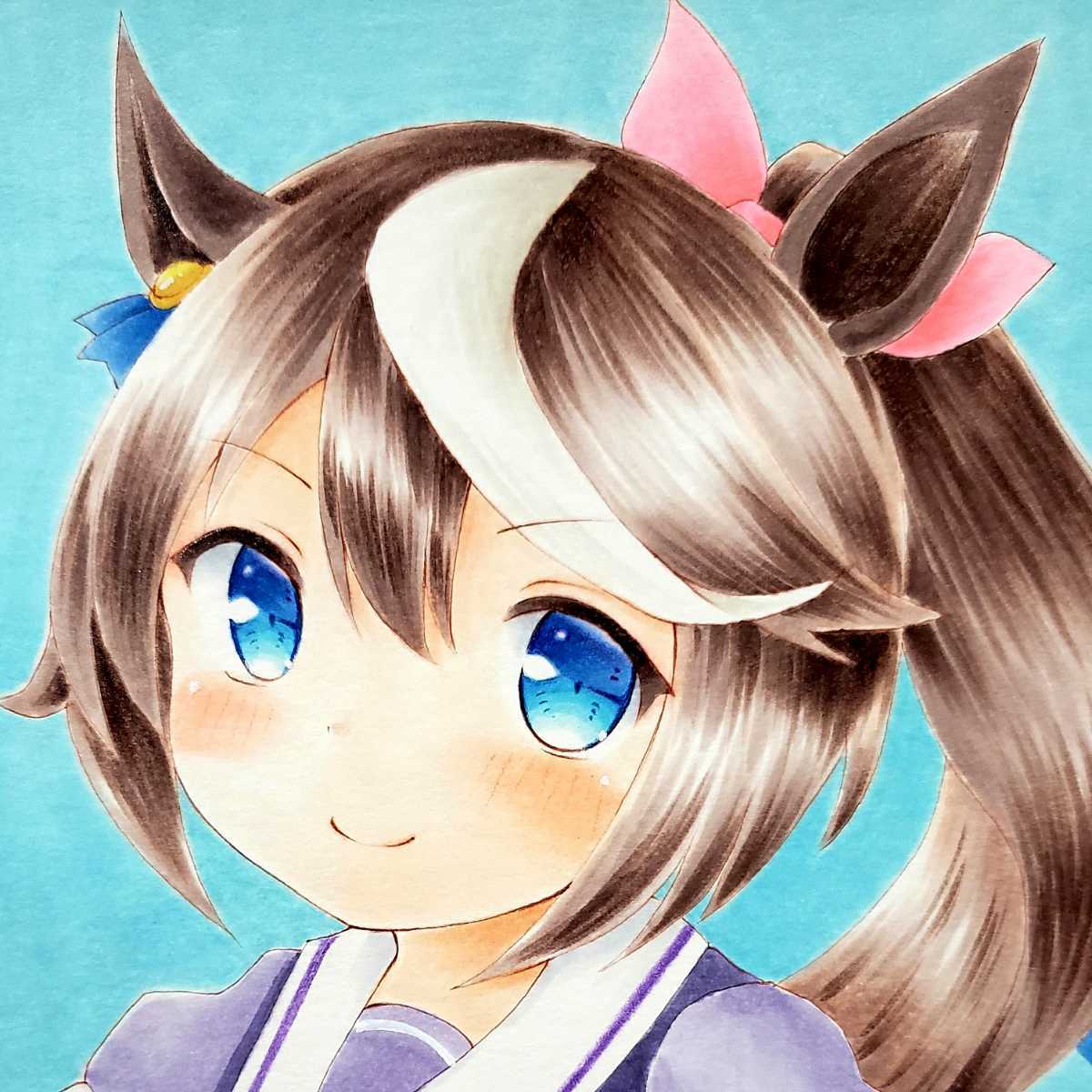 新品 手描きイラスト ウマ娘 プリティーダービー トウカイテイオー 制服 の落札情報詳細 ヤフオク落札価格情報 オークフリー スマートフォン版