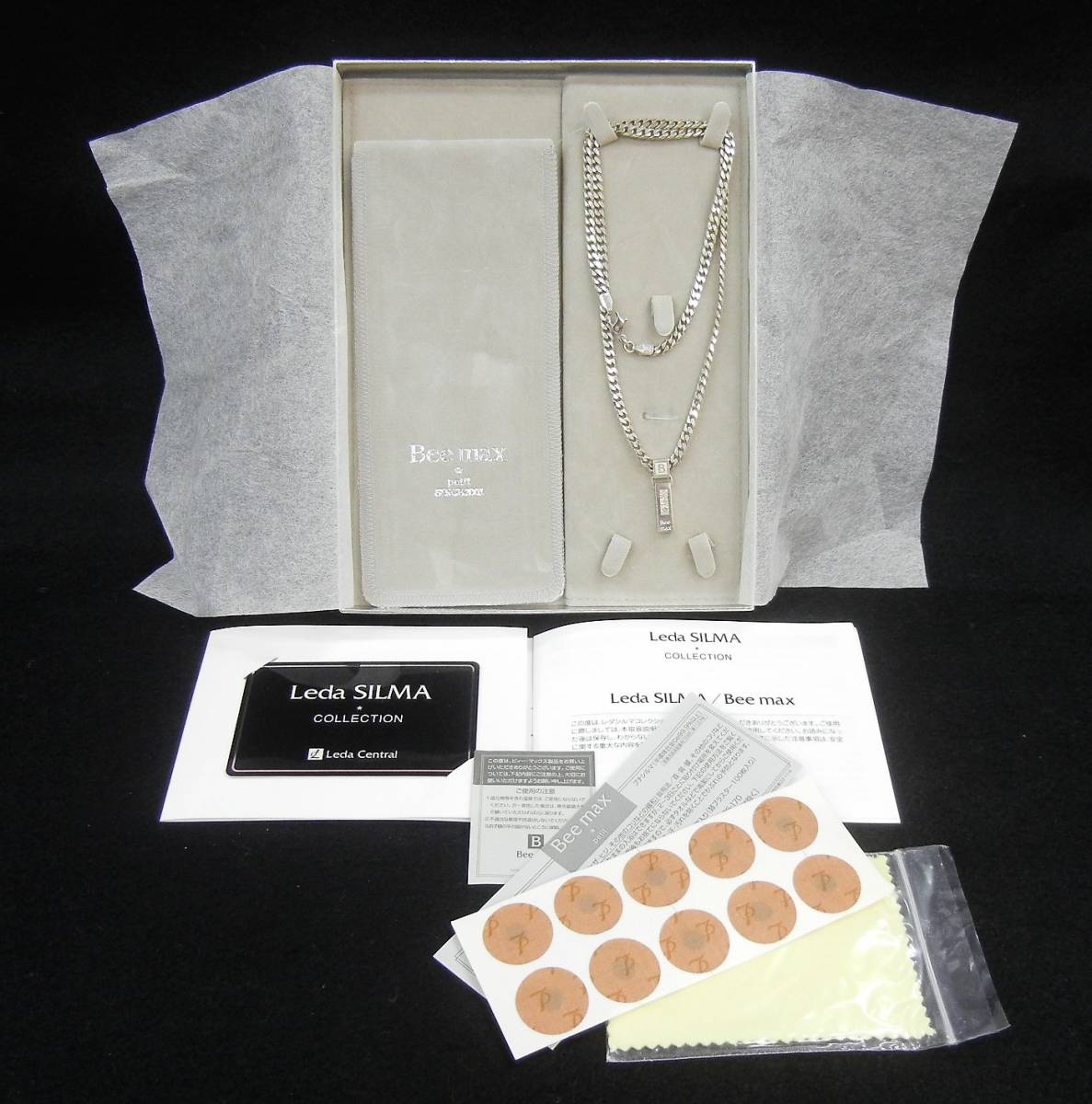 Leda SILMA レダシルマ Bee Max ダイヤモンド 3石 0.1ct ネックレス+