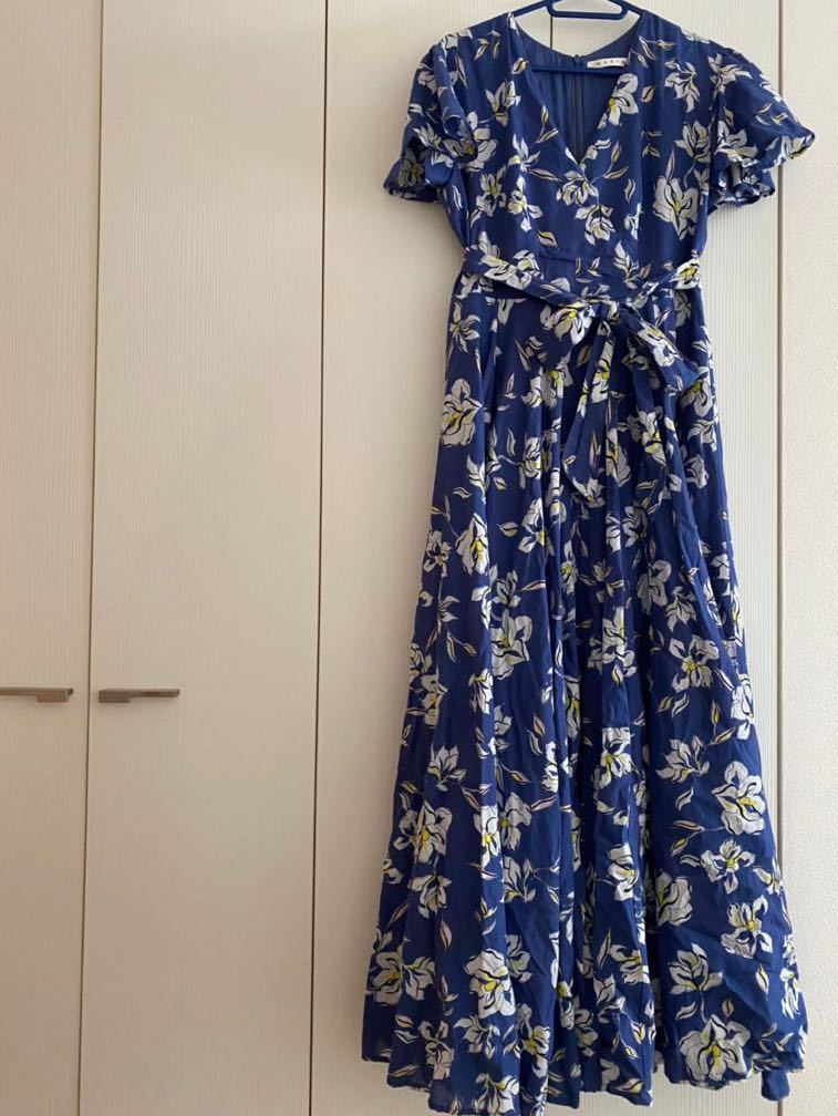 別注 Mariha Tomorrowland コットン フラワープリントカシュクールワンピース 販売価格 34 100 税込 3回着 美品 36サイズ の落札情報詳細 ヤフオク落札価格情報 オークフリー スマートフォン版