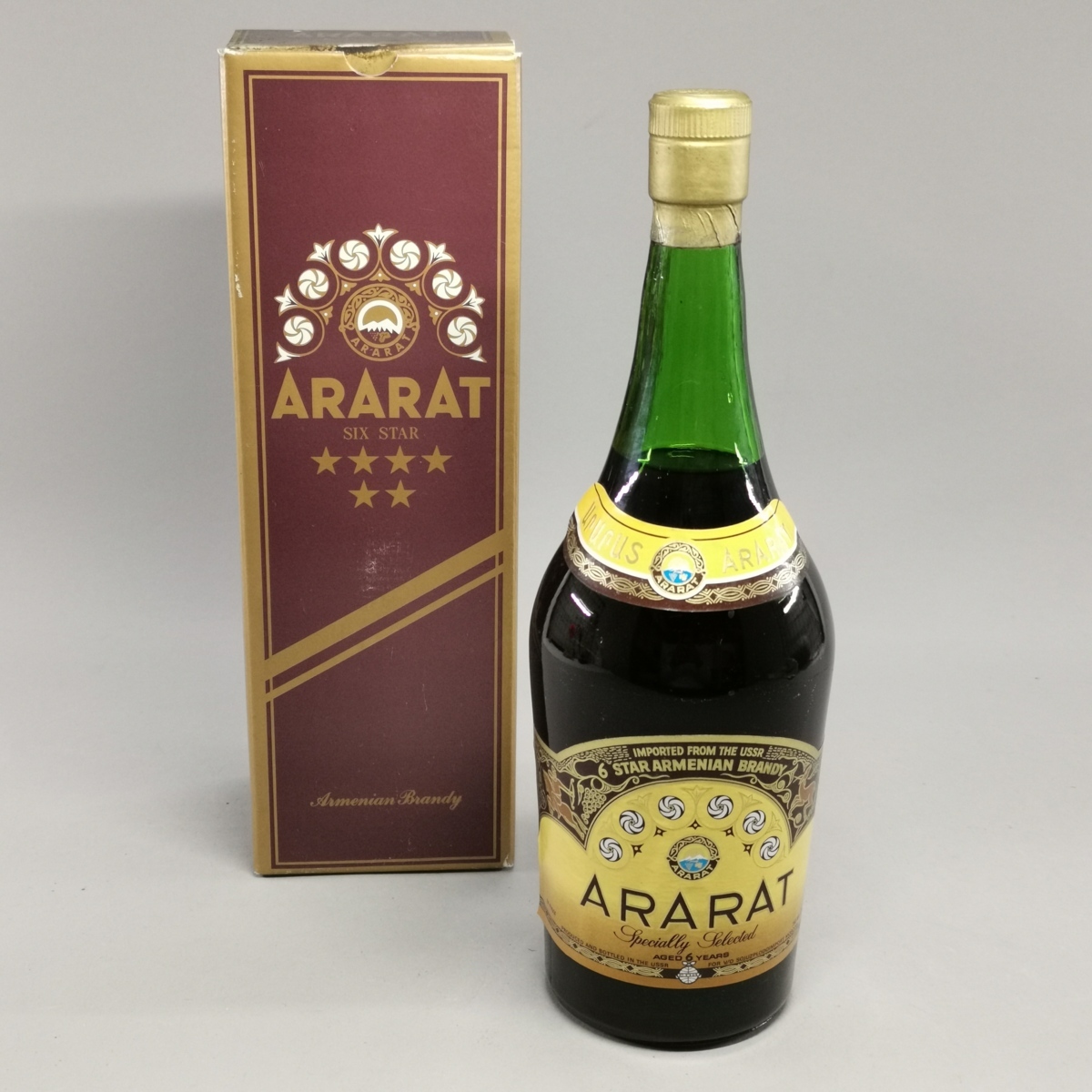 【古酒】レア酒 未開栓 アララト アララット AXTAMAP Yahoo!オークション -「ararat」(ブランデー) (アルコール)の