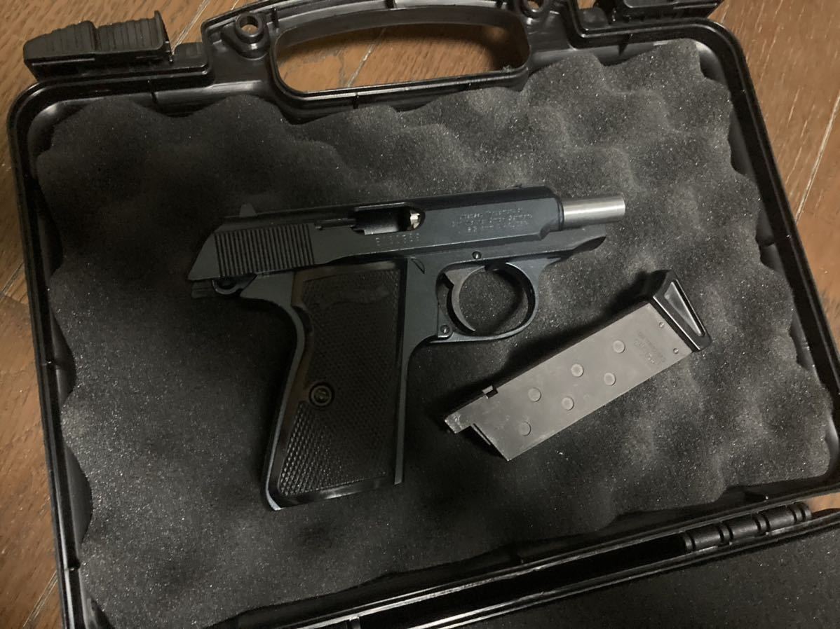 WALTHER PPK/S ガスガン ハードケース ロングサイレンサー付き 絶版 WALTHER PPK/S ガスガン ハードケース ロングサイレンサー付き