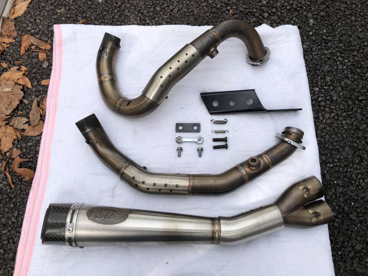 ローランドサンズ・バンスコラボ スラント2in1マフラー スポーツスター用 ローランドサンズ・バンスコラボスラント2in1マフラースポーツ