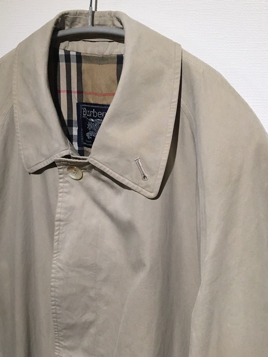 英国製 バーバリー ステンカラーコート ヴィンテージ BURBERRY ノバ