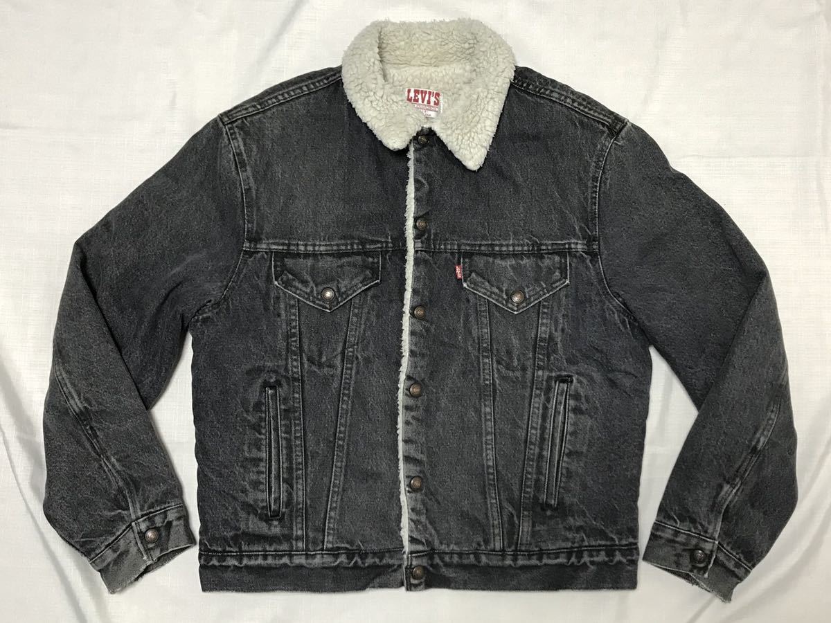 レア 80sビンテージ LEVIS 70608 黒 先染め オリジナル ブラックデニム 