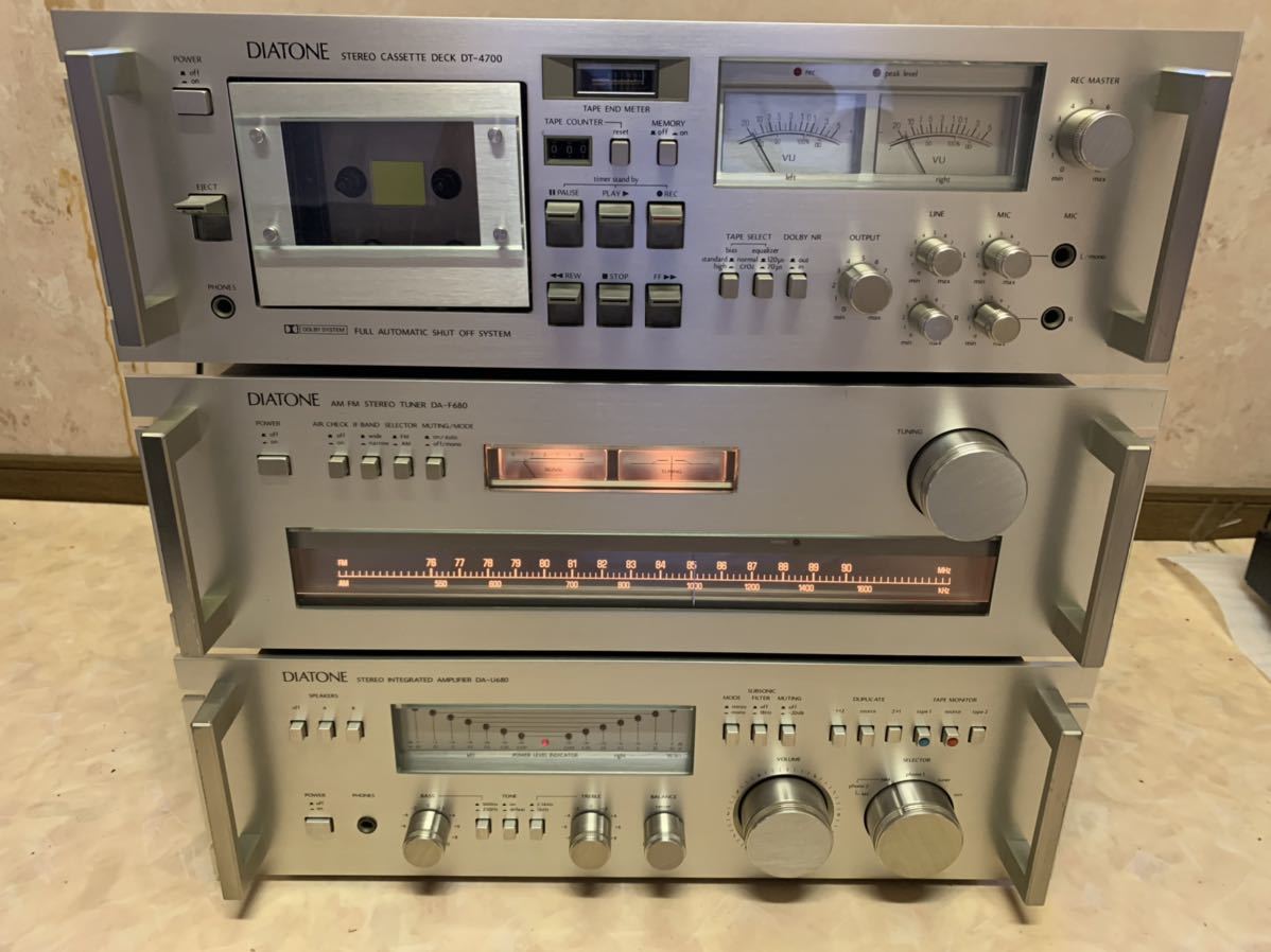 DIATONE ダイヤトーン AM FMステレオチューナー DA-F680 ダイアト－ン チュ－ナ－DA-F680 現状動作品 （D-0235】DIATONE