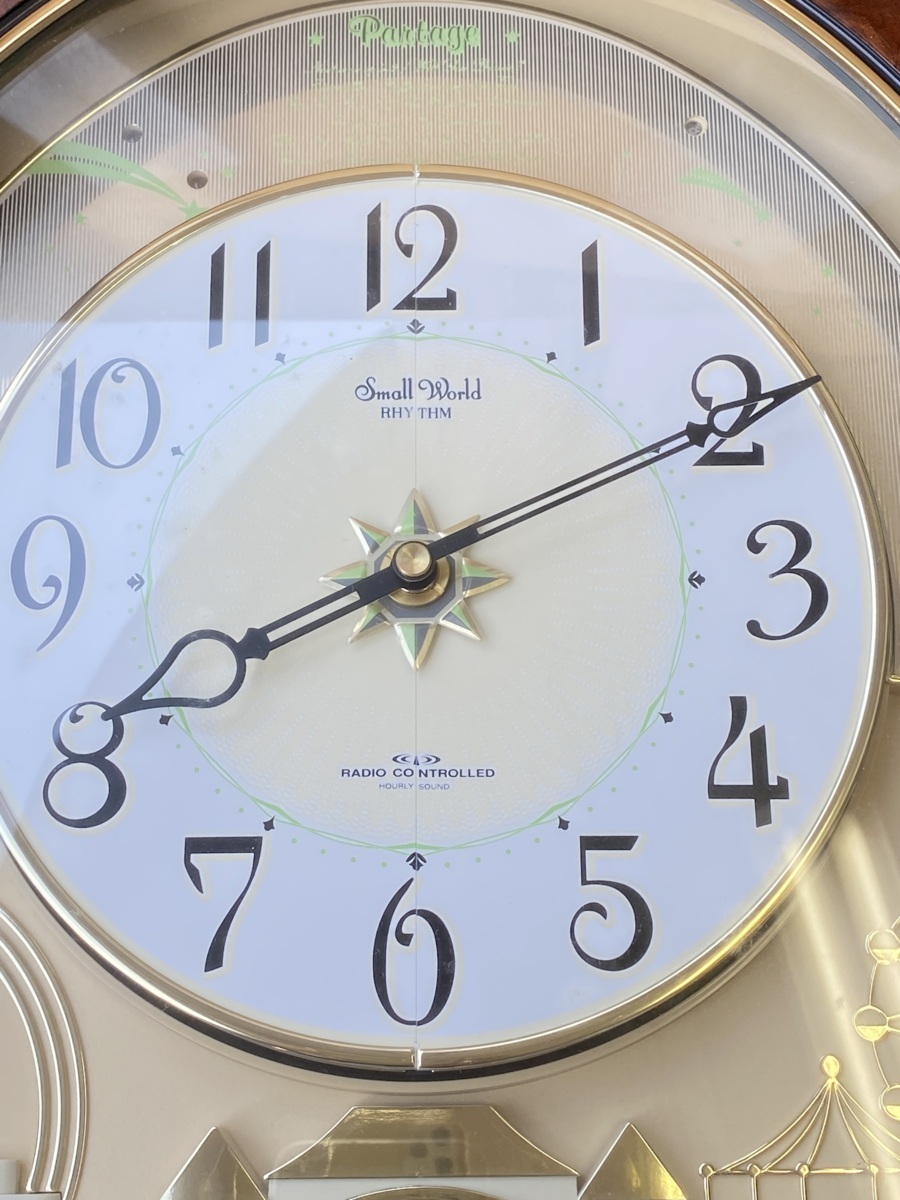 Å綺麗【CITIZEN (シチズン) 掛け時計 パルタージュM473 電波時計 毎正