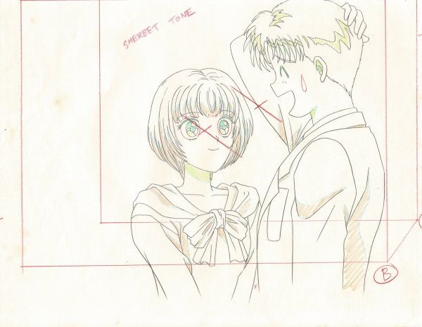 【ママレード・ボーイ】セル画・直筆背景画・原画・タイムシート 本編合致素材一式 ママレード・ボーイ】セル画・直筆背景画・原画・タイムシート 本編