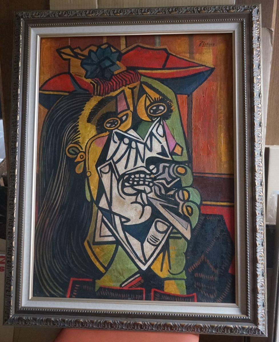 Artworks]パブロ・ピカソ|泣く女|1937年|約80x60cm|肉筆|油彩|原画