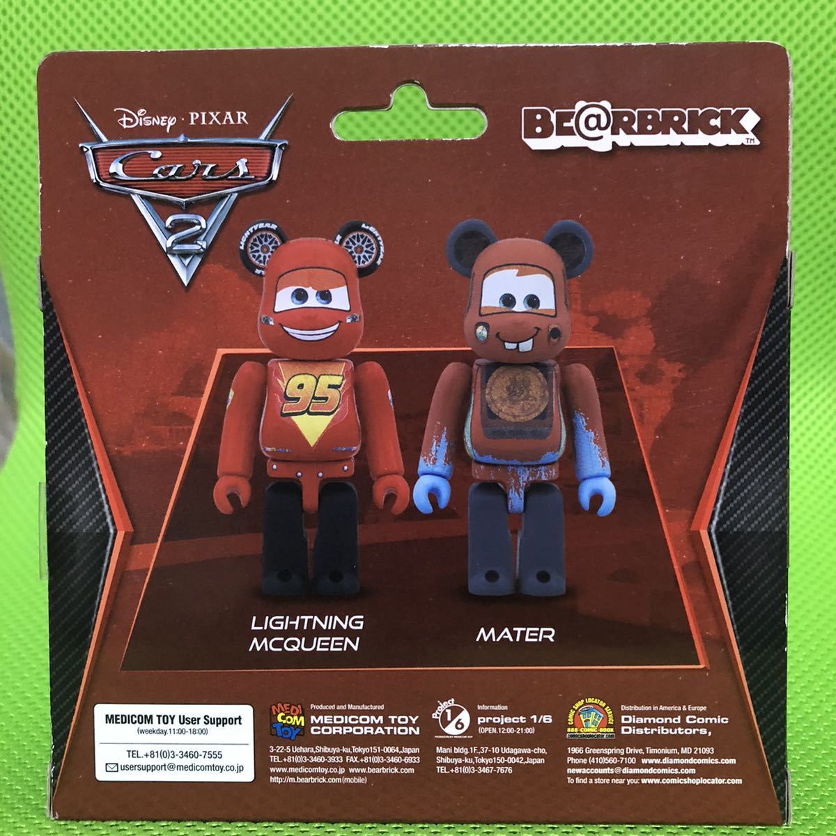 新品 ベアブリック Be Rbrick ディズニー ピクサー カーズ Cars2 Lightning Mcqueen Mater の落札情報詳細 ヤフオク落札価格情報 オークフリー スマートフォン版