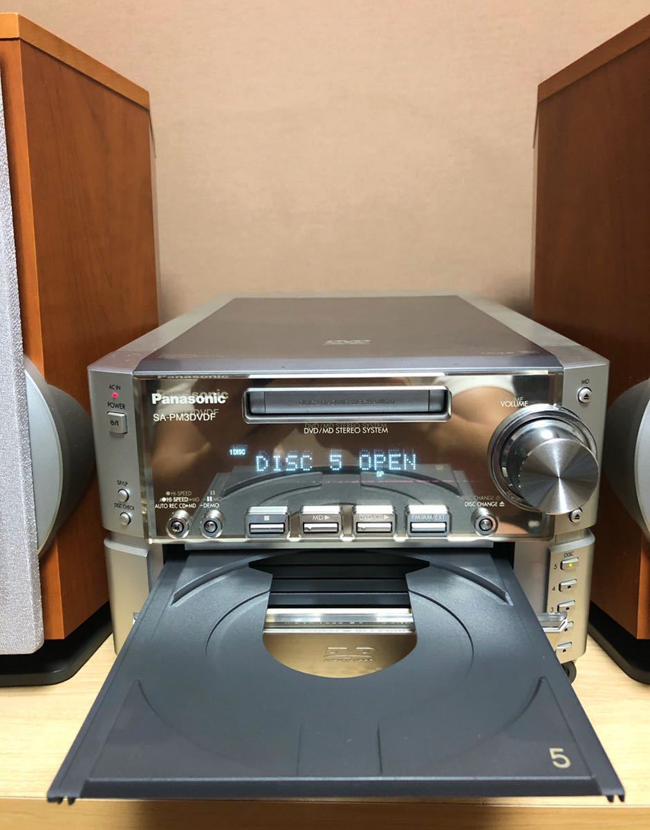 シャープ SD-VH9 DVD CD MD ミニコンポ 動作品 リモコン付属 シャープ SD-VH9 DVD CD MD ミニコンポ 動作品 リモコン付属 シャープ