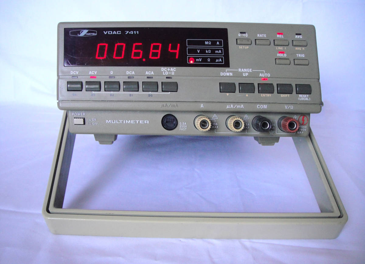 IWATSU 岩通 デジタルマルチメーター VOAC-7411 ジャンク IWATSU