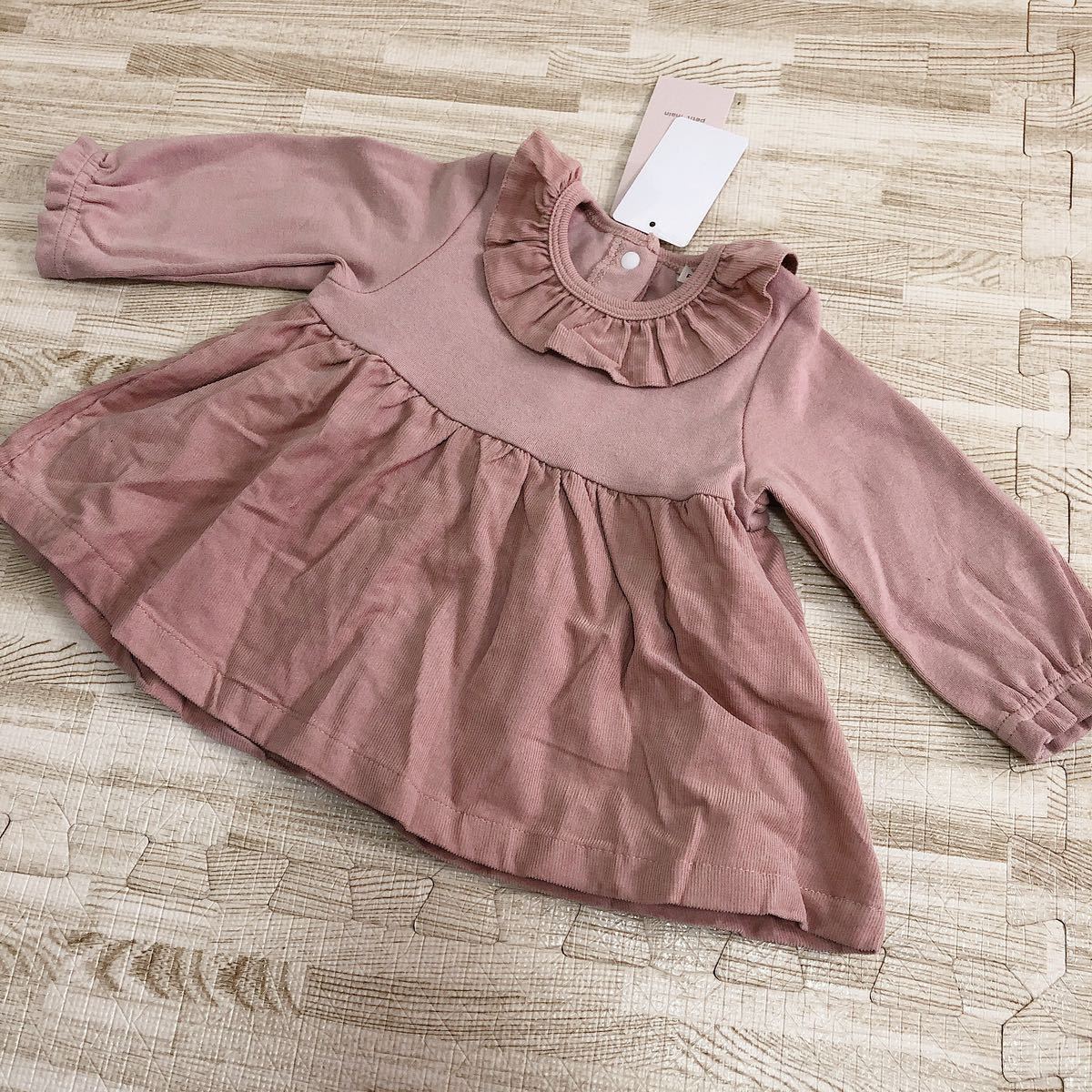 新品 Petitmain プティマイン コーデュロイ チュニック ブルマ セット 襟フリル 女の子 ベビー 80 ナルミヤ しまむら バースデイ ブランシェス の落札情報詳細 ヤフオク落札価格情報 オークフリー スマートフォン版