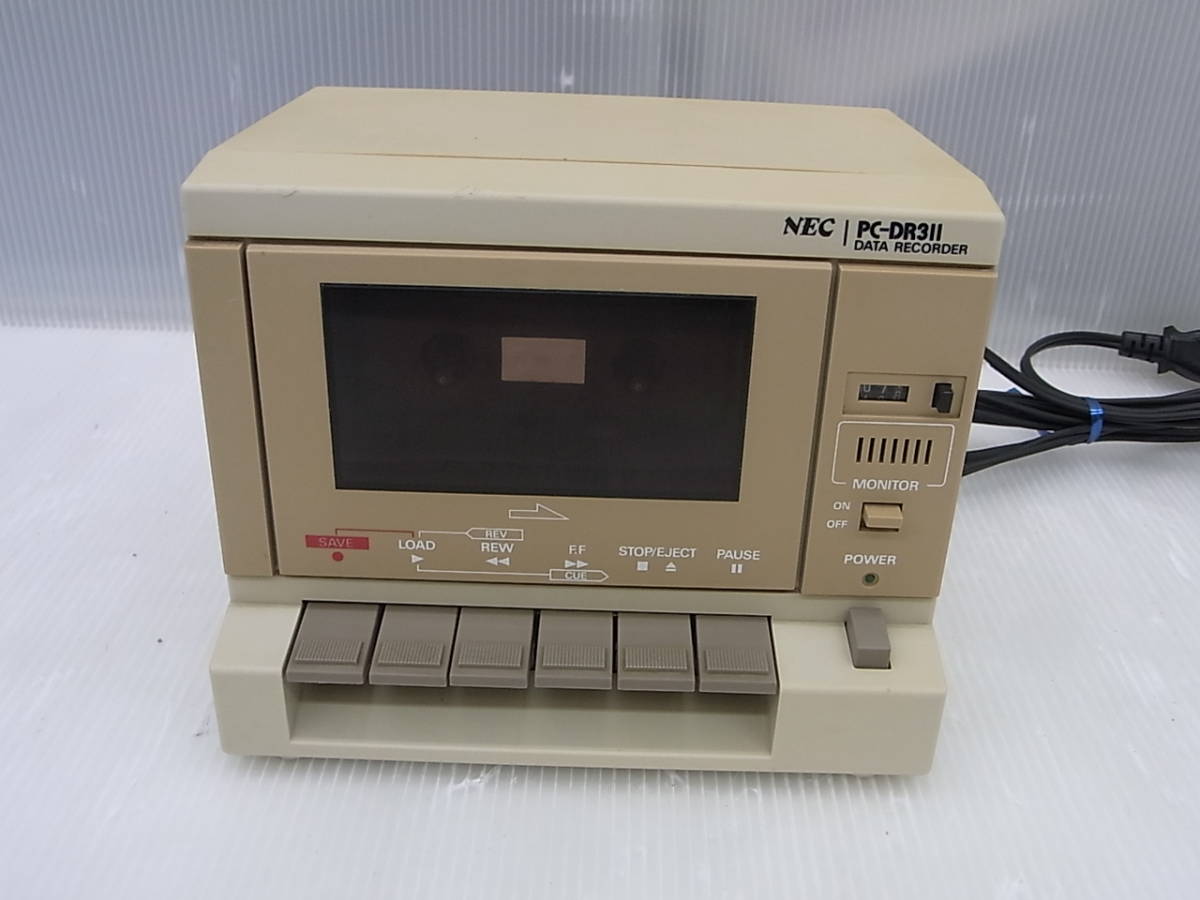 NEC データレコーダ PC-DR311 ジャンク品 ( PC-8801 PC-8001 PC-6001