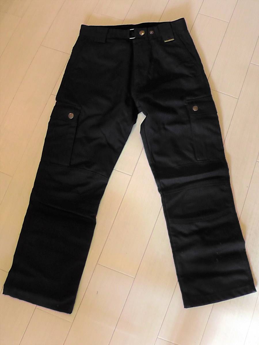 Belstaff 黒 カーゴパンツ Belstaff/ベルスタッフ カーゴパンツ ブラック イタリア製 美品の落札