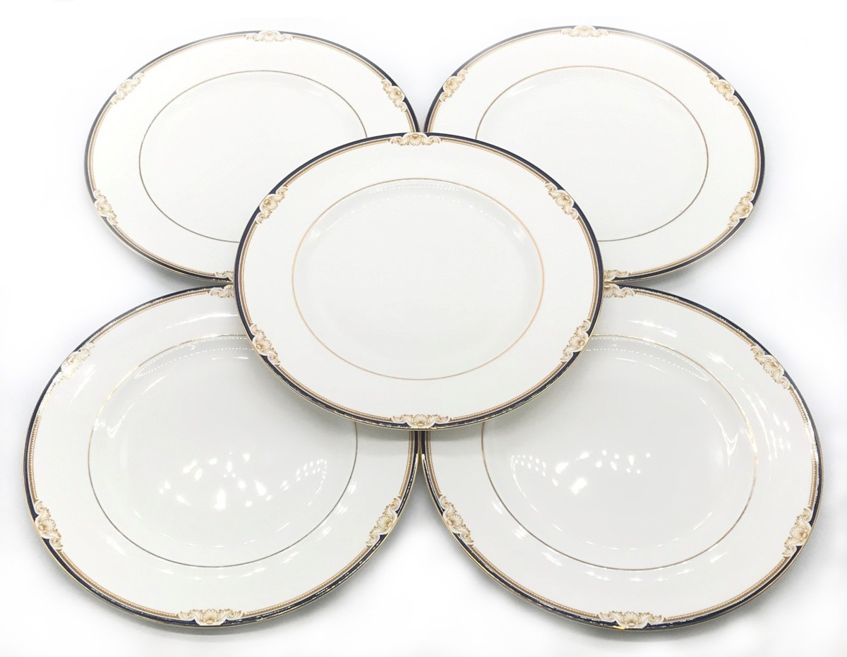 ウェッジウッド キャベンディッシュ27.5センチ プレート5枚