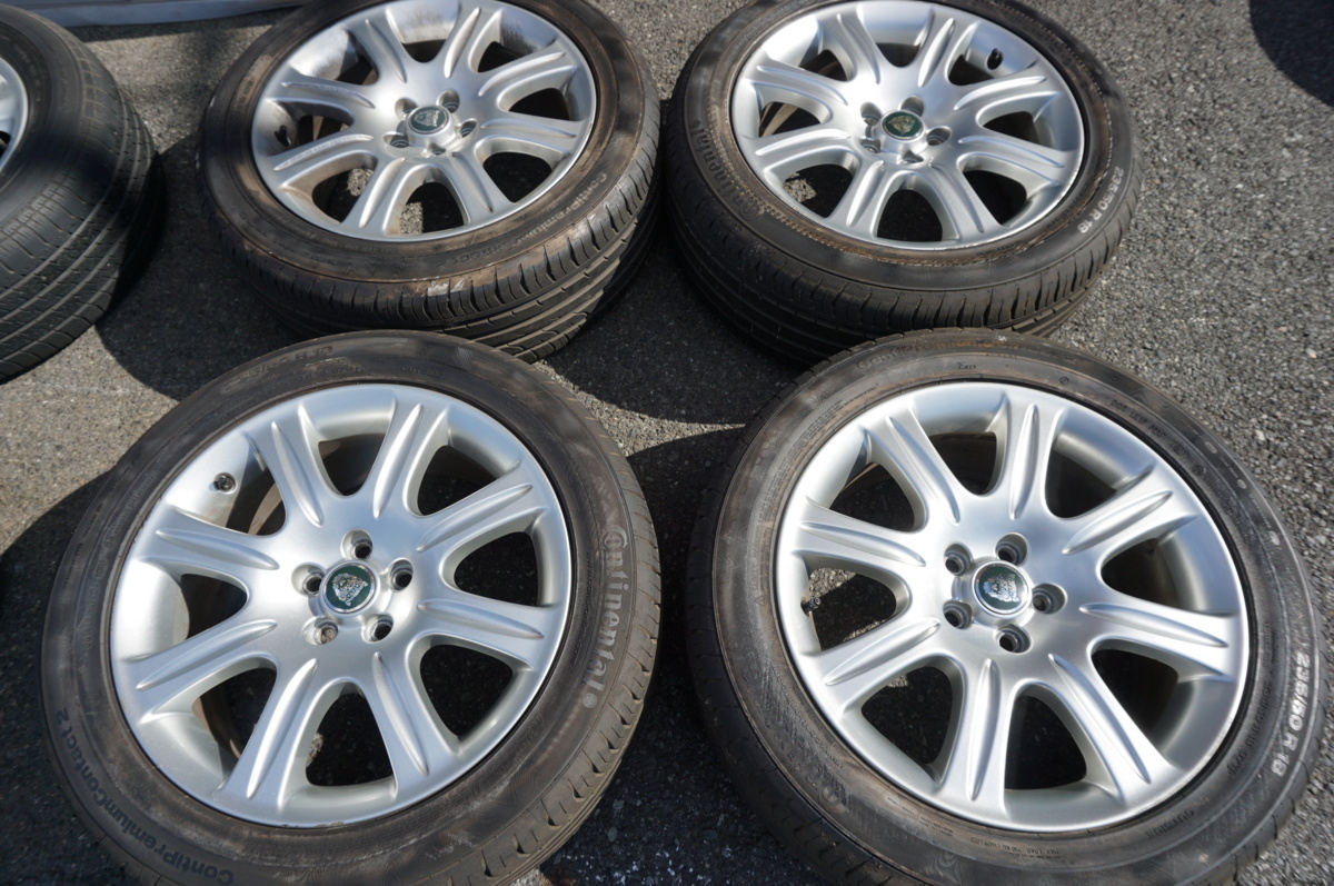 1円～売切り！ジャガー XJ 純正 18インチ アルミホイール