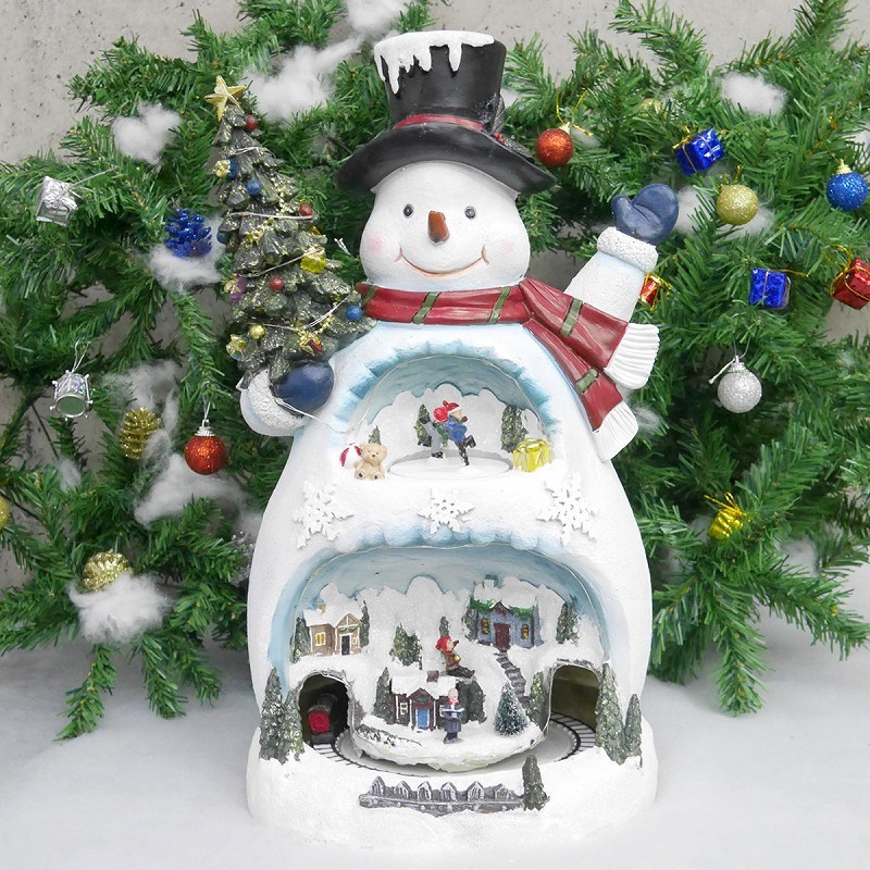 新品】クリスマス イルミネーション ジオラマ サンタ ツリー