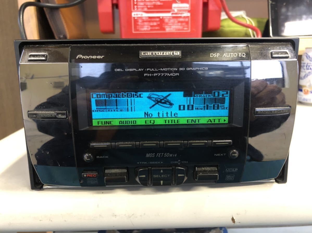 完動品】パイオニア カロッツェリア FH-P777MDR 完動品】パイオニア カロッツェリア FH-P777MDR