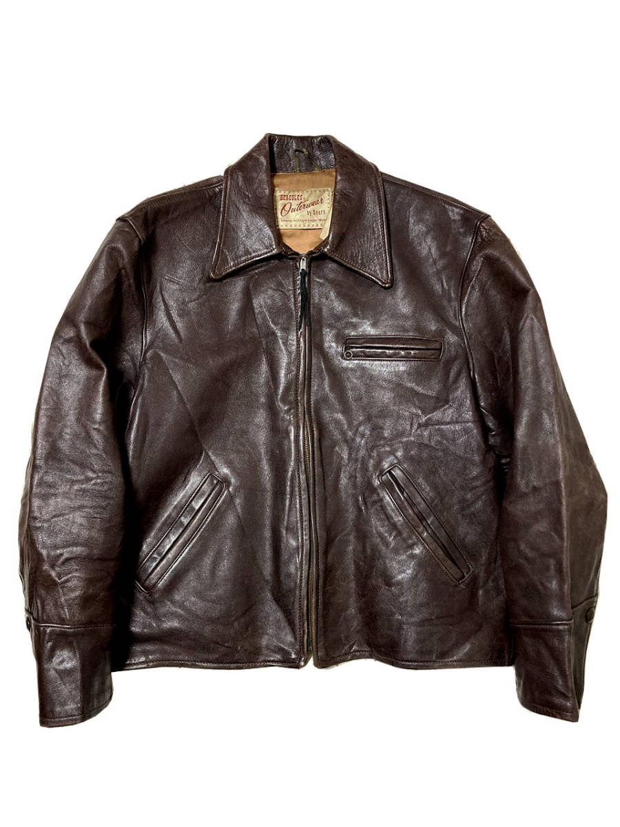 HERCULES ヘラクレス　スエードジャケット 専用Hercules スウェードレザージャケット 50s usa製 ヘラクレス