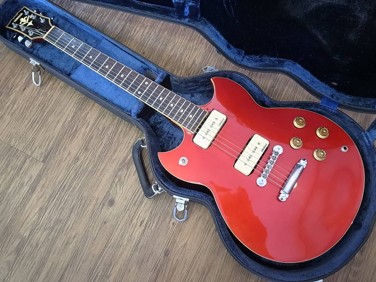 YAMAHA SG-800 P-90 ブビンガ製ピックガード ヤマハ 80-81 ジャンク
