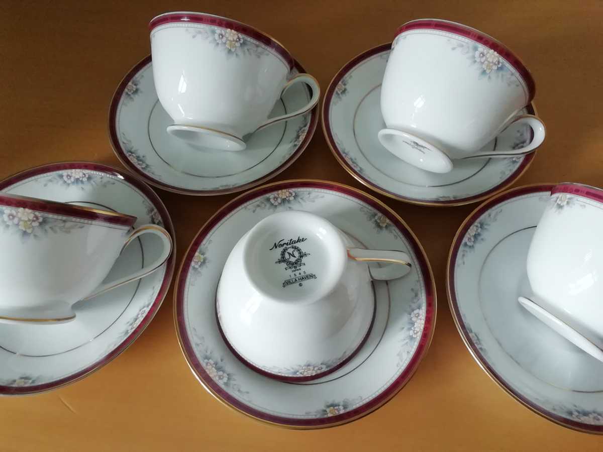 ノリタケ Noritake VILLA HAVEN 1545 N印 金縁 ティー カップ