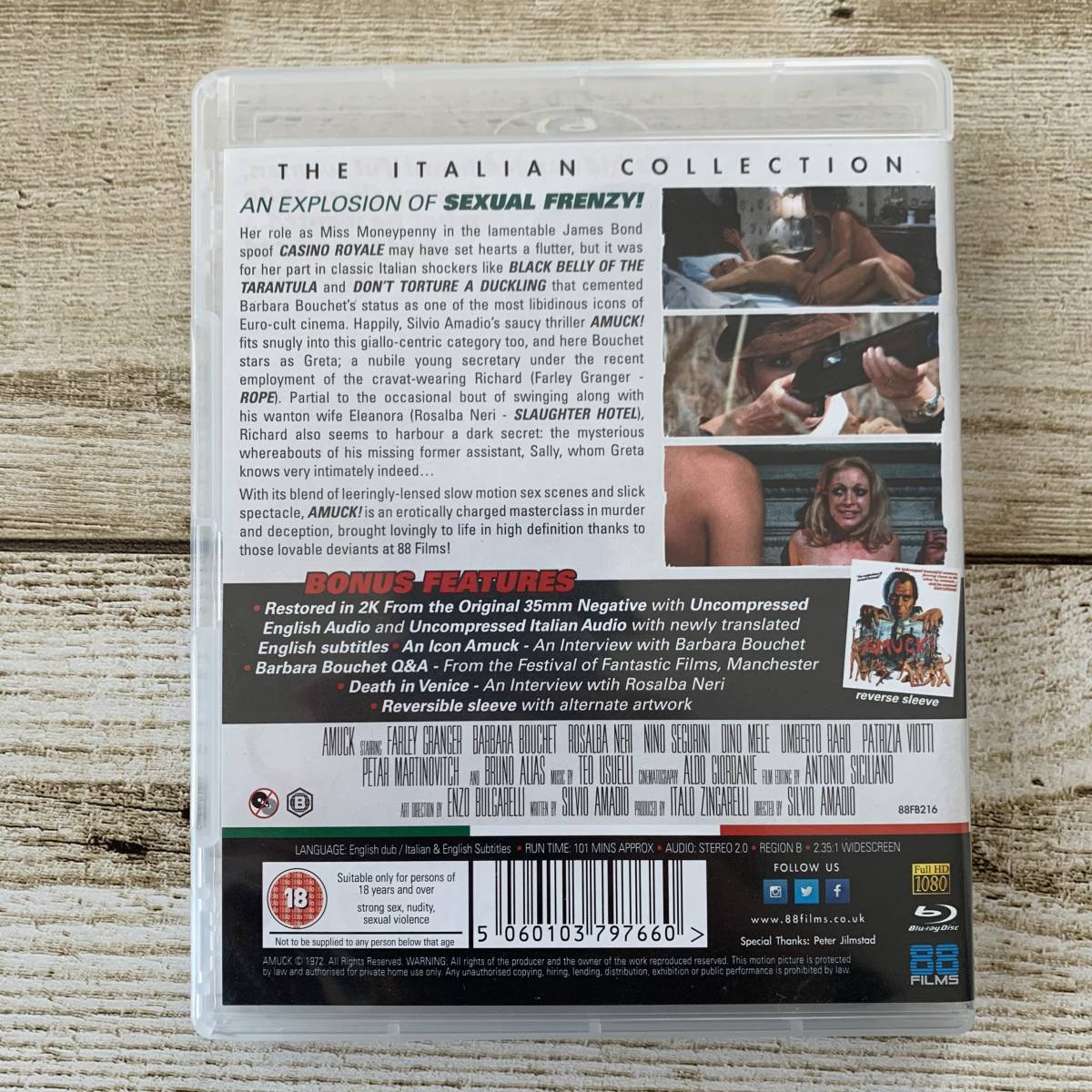Amuck Alla Ricerca Del Piacere Blu Ray 輸入版 アマック ファーリー グレンジャー バルバラ ブーシェ ロサルバネリ ミステリー の落札情報詳細 ヤフオク落札価格情報 オークフリー スマートフォン版