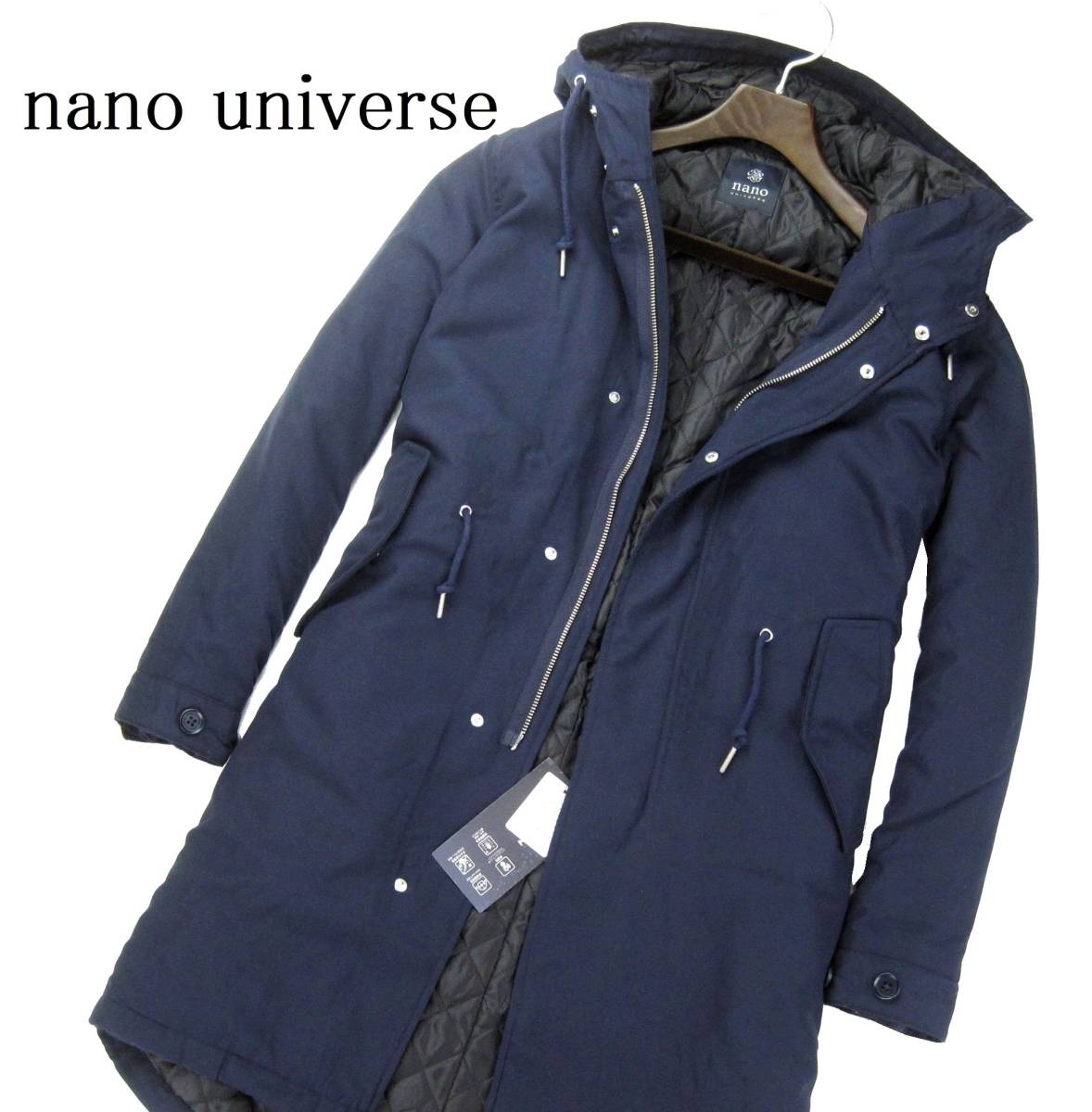 新品 L 新品 ナノユニバース 最高の中綿素材 キルティング モッズコート Nano Universe ネイビー の落札情報詳細 ヤフオク落札価格情報 オークフリー スマートフォン版