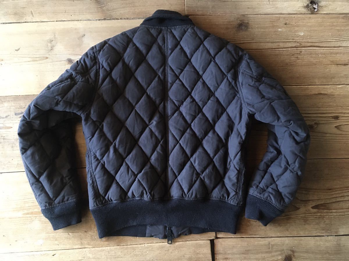 Schott ショット ダウンジャケット 黒 M(日本サイズ) コットン