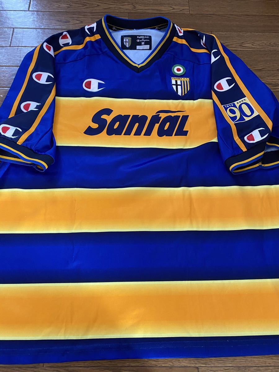 02 パルマac 中田英寿選手 Cup戦90周年ホームユニフォーム Champion社製 の落札情報詳細 ヤフオク落札価格情報 オークフリー スマートフォン版