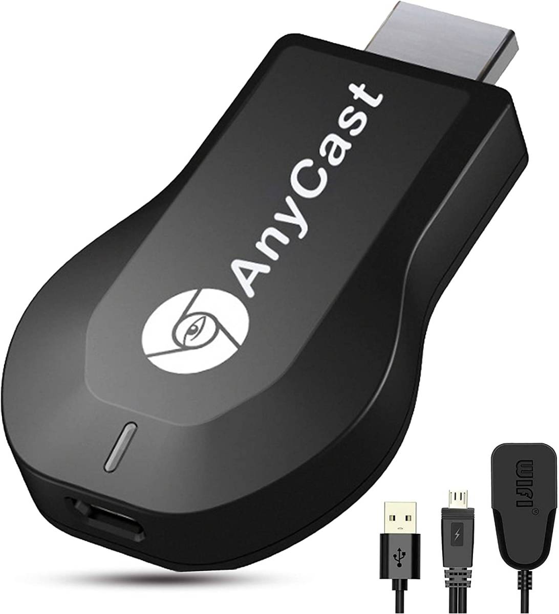 【新品】★1円スタート★ Anycast ドングルレシーバー HDMIミラーキャスト iphone テレビ出力 無線 iphone