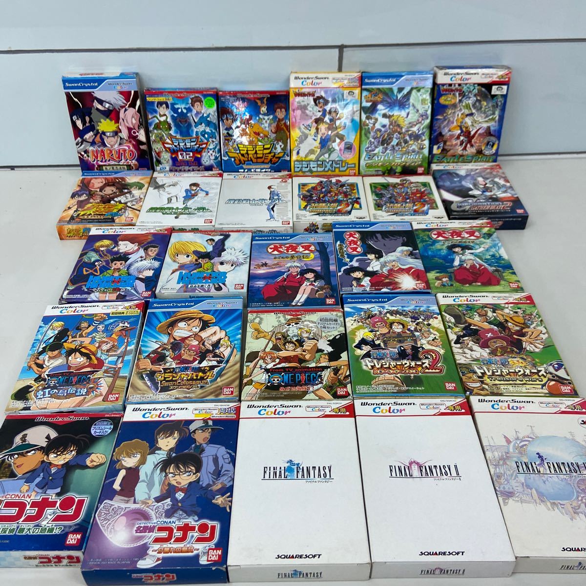 Wscワンダースワンワンダースワンカラーソフトまとめ27本セット 箱付き 説明書付き 機動戦士ガンダム ワンピース ファイナルファンタジー の落札情報詳細 ヤフオク落札価格情報 オークフリー スマートフォン版 Wscワンダースワンワンダースワンカラーソフトまとめ27本セット 箱付き 説明書付き 機動戦士ガンダム ワンピース ファイナルファンタジー の落札情報詳細 ヤフオク落札価格情報 オークフリー スマートフォン版
