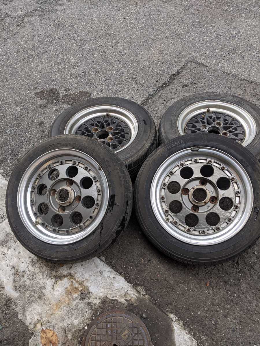 ジャンク 当時物 ブリジストン SIEG-D ホイール 丸穴ディッシュ