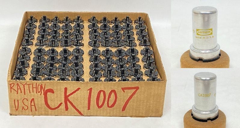 AZ-647 RAYTHEON USA製 冷陰極整流管 CK1007 100本 保管品 5ピン