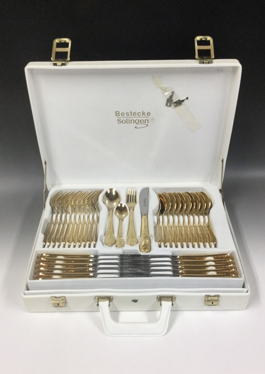 ドイツ ゾーリンゲン SBS カトラリー ウィーン 70本 23/24金 未使用