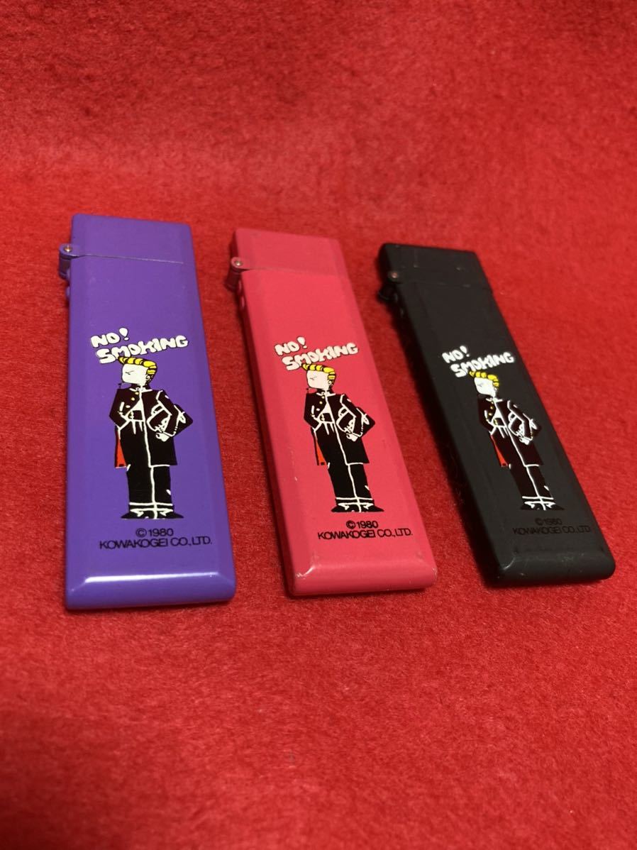 昭和レトロ1980年当時物【つっぱり君】NO！SMOKING手提げかばん80s 発送不可 手渡し限定 当時物 つっぱり君 NO!Smoking 昭和レトロ