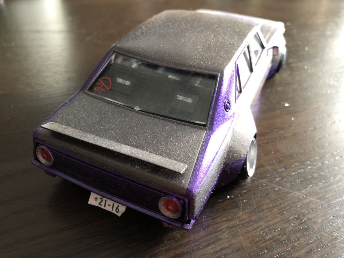 1/24 スカイライン ケンメリ 完成品 ロングノーズ 旧車 街道レーサーの