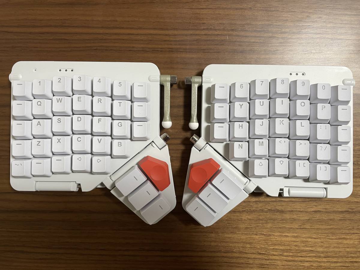【ほぼ新品】Moonlander Mark I - 白 brown キーボード ZSAムーンランダー：次世代のエルゴノミクス | zsa.io