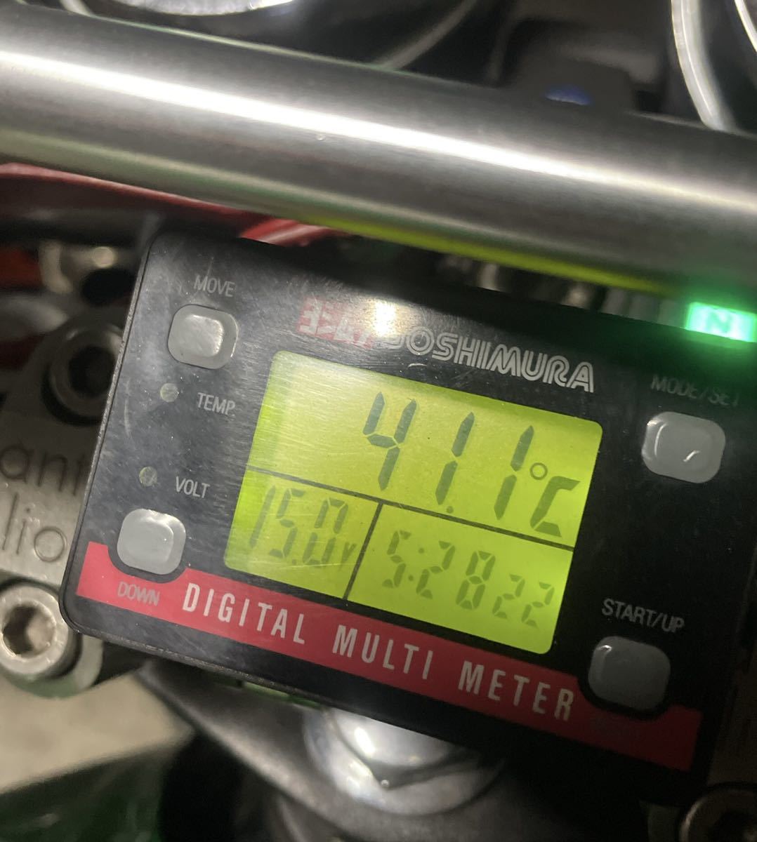 ゼファー400 χ デイトナ ハイグレード テンプメーター セット