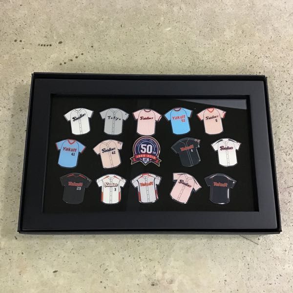 スワローズ★歴代ユニホームピンバッジセット15種類（50周年記念★非売品 東京ヤクルトスワローズ 歴代ユニフォームピンバッジセット 50