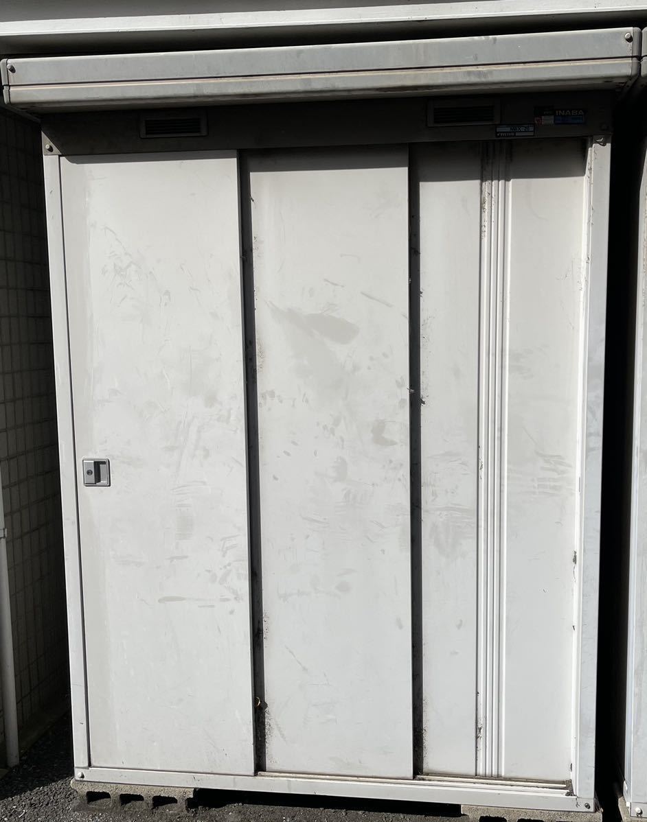 埼玉県・解体済・鍵有り】イナバ物置 MBX-20 横154×高207×奥行137cm