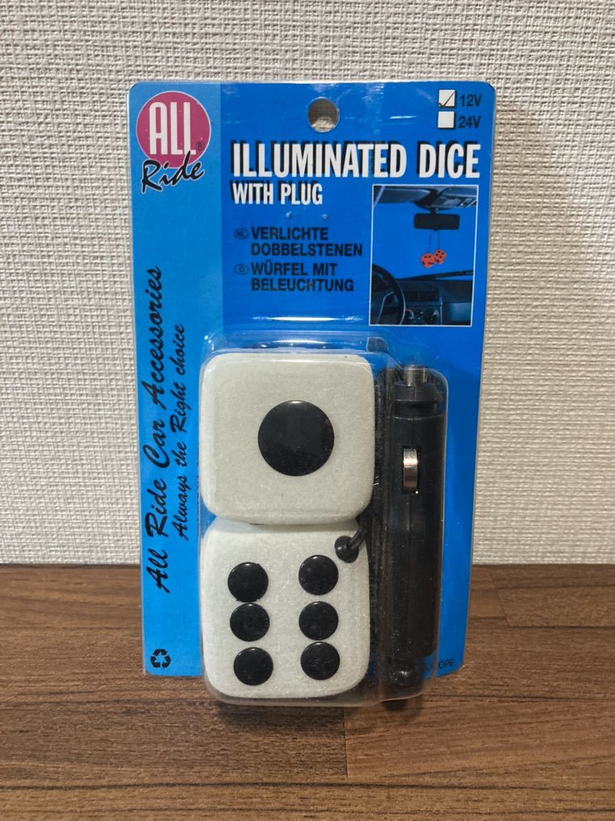 新品】サイコロランプ 白 サイコロ カーアクセサリー 当時物 光物 旧車 ...