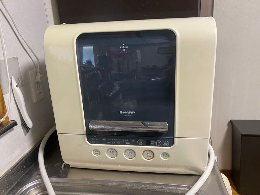 SHARP 食器洗い乾燥機 QW- SC1- R 食器洗い乾燥機 SHARP 「なべピカさらピカ QW-SC1」シャープの落札情報