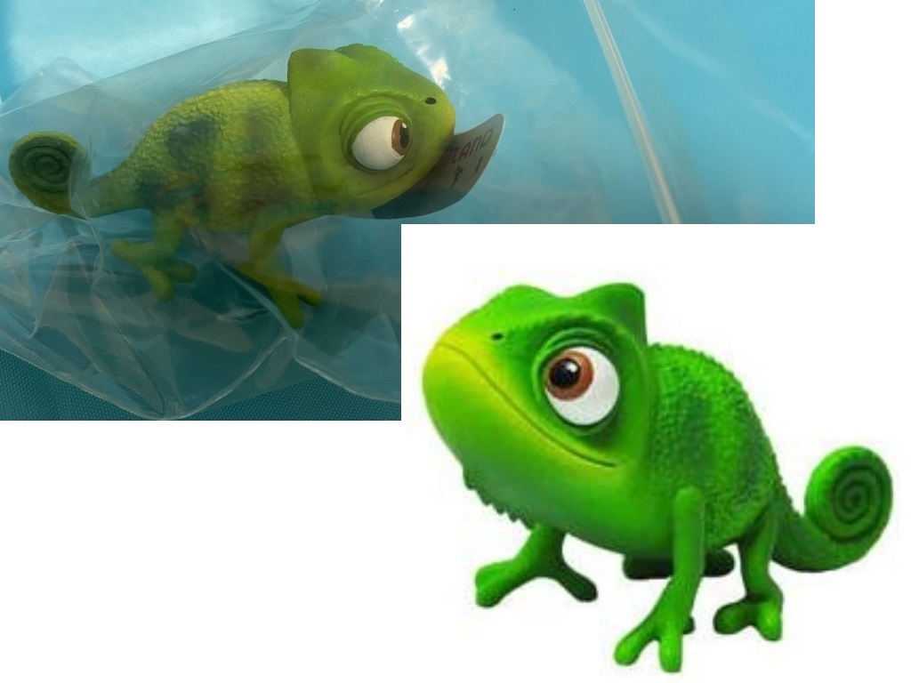 高い品質 レプリカ パスカル 等身大 フィギュア ディズニー ラプンツェル キャラクターグッズ