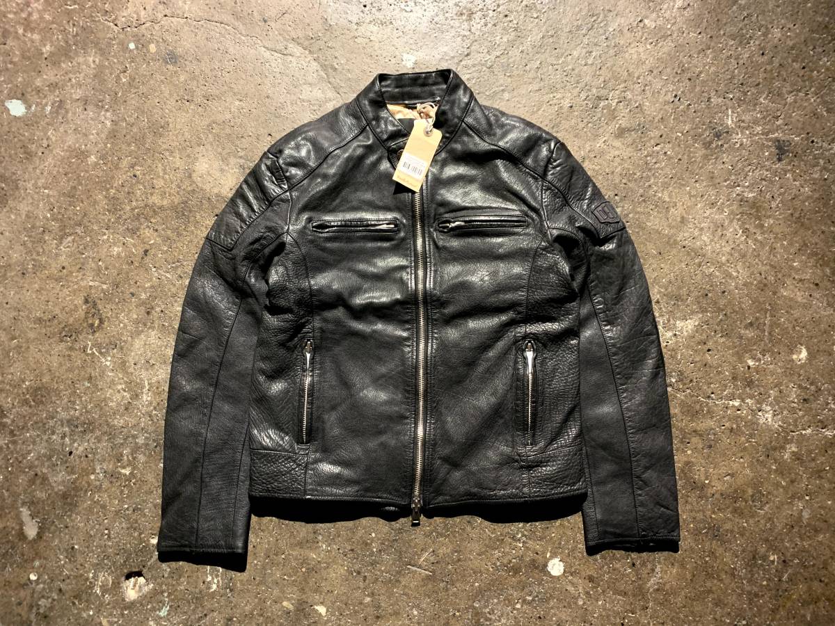 新品】DEUS EX MACHINA 20AW Damager Leather Jacket DMF86454 デウス