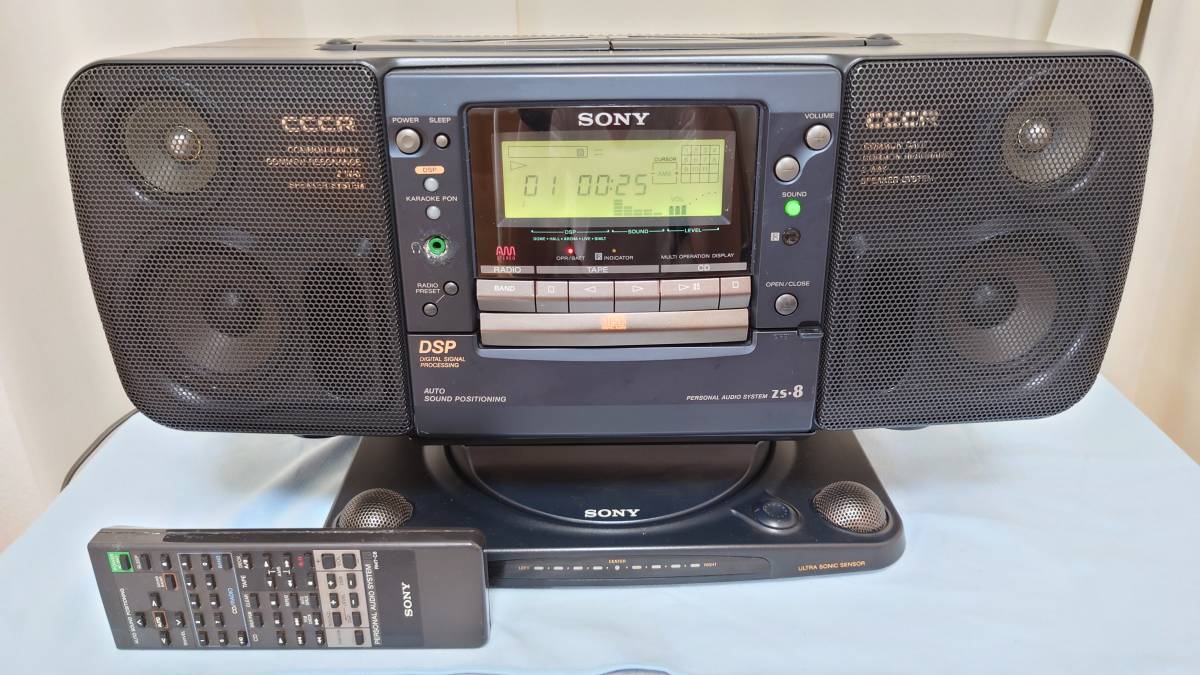 SONY/ソニー CDラジカセ ZS-8 通電OK ソナホーク バブルラジカセ