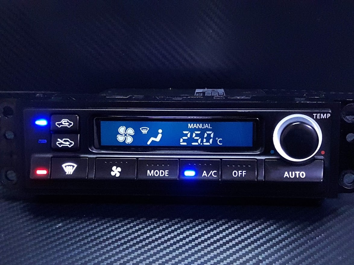 シルビア S15 エアコンスイッチパネル 液晶反転加工 Led打ち替え交換品 の落札情報詳細 ヤフオク落札価格情報 オークフリー スマートフォン版