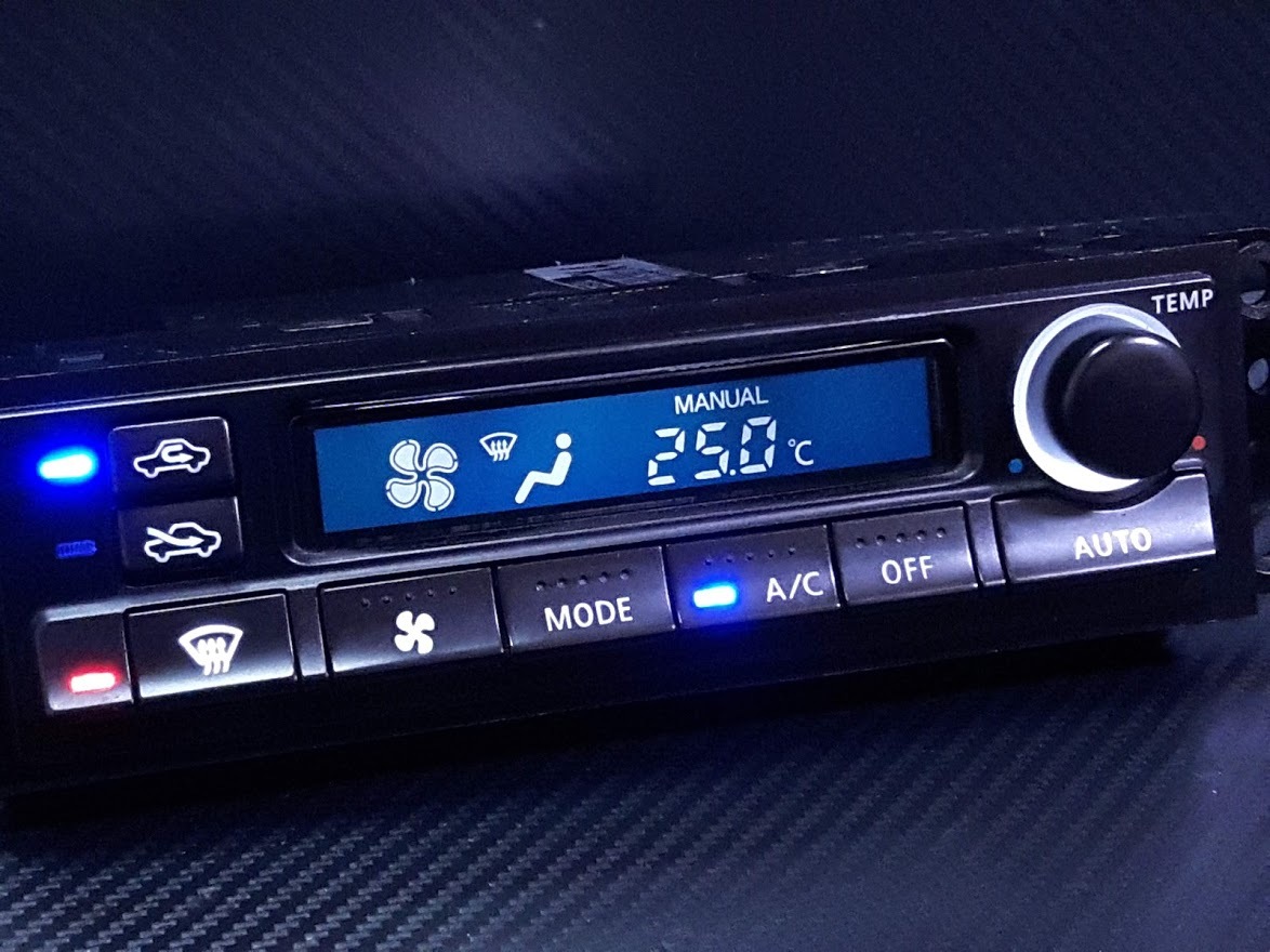シルビア S15 エアコンスイッチパネル 液晶反転加工 Led打ち替え交換品 の落札情報詳細 ヤフオク落札価格情報 オークフリー スマートフォン版