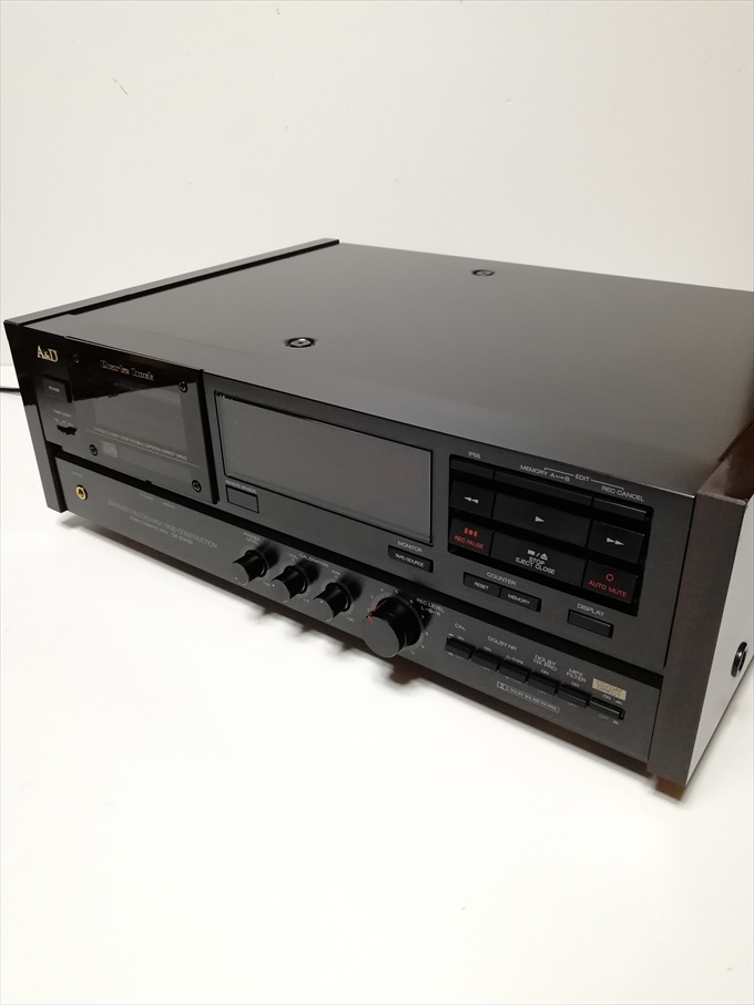 【外観完璧】A&D カセットデッキ　GX-Z9100 ジャンク扱い リモコンつき 外観完璧】A&D カセットデッキ GX-Z9100 ジャンク扱い リモコンつき