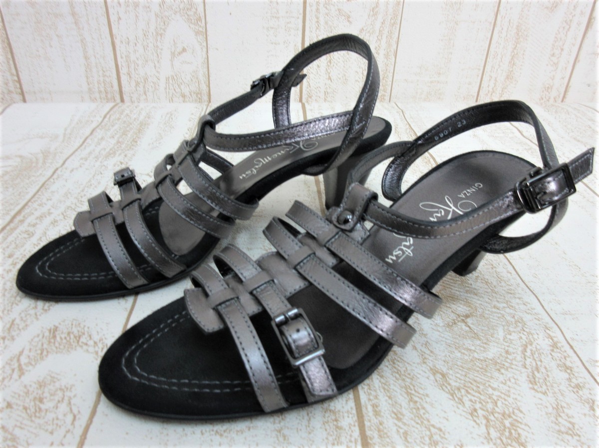 GINZA Kanematsu/銀座かねまつ:バックストラップ レザーサンダル GINZA Kanematsu/銀座かねまつ:バックストラップ レザーサンダル
